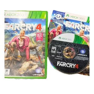Far Cry 4 Microsoft Xbox 360 Game Complete with‎ Manual Ubisoft 2014 FPS
